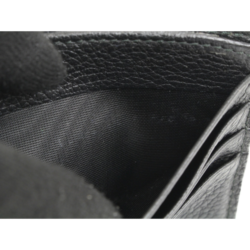 GUCCI Leather Wallet Bi fold Sherry Black - Picture 8 of 10
